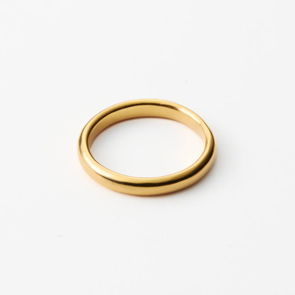 Alliance Confort lisse or 18k recyclé Sample Slow Jewelry