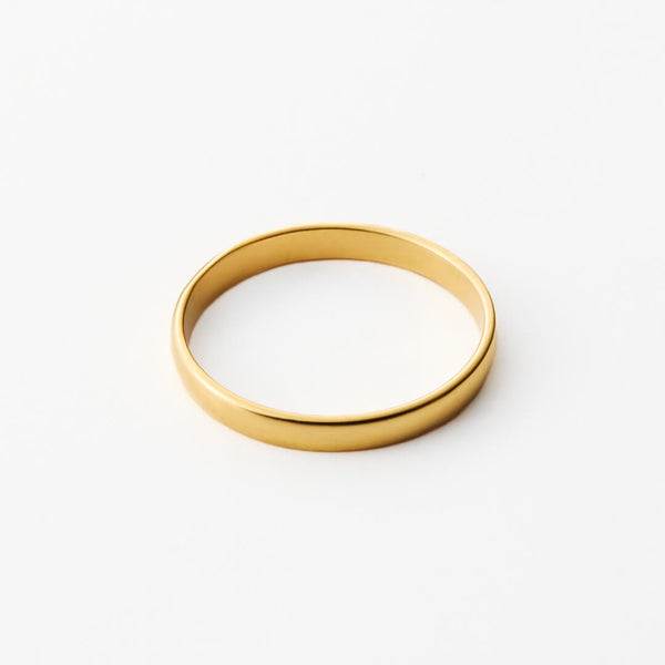 Alliance Classique lisse or 18k recyclé Sample Slow Jewelry