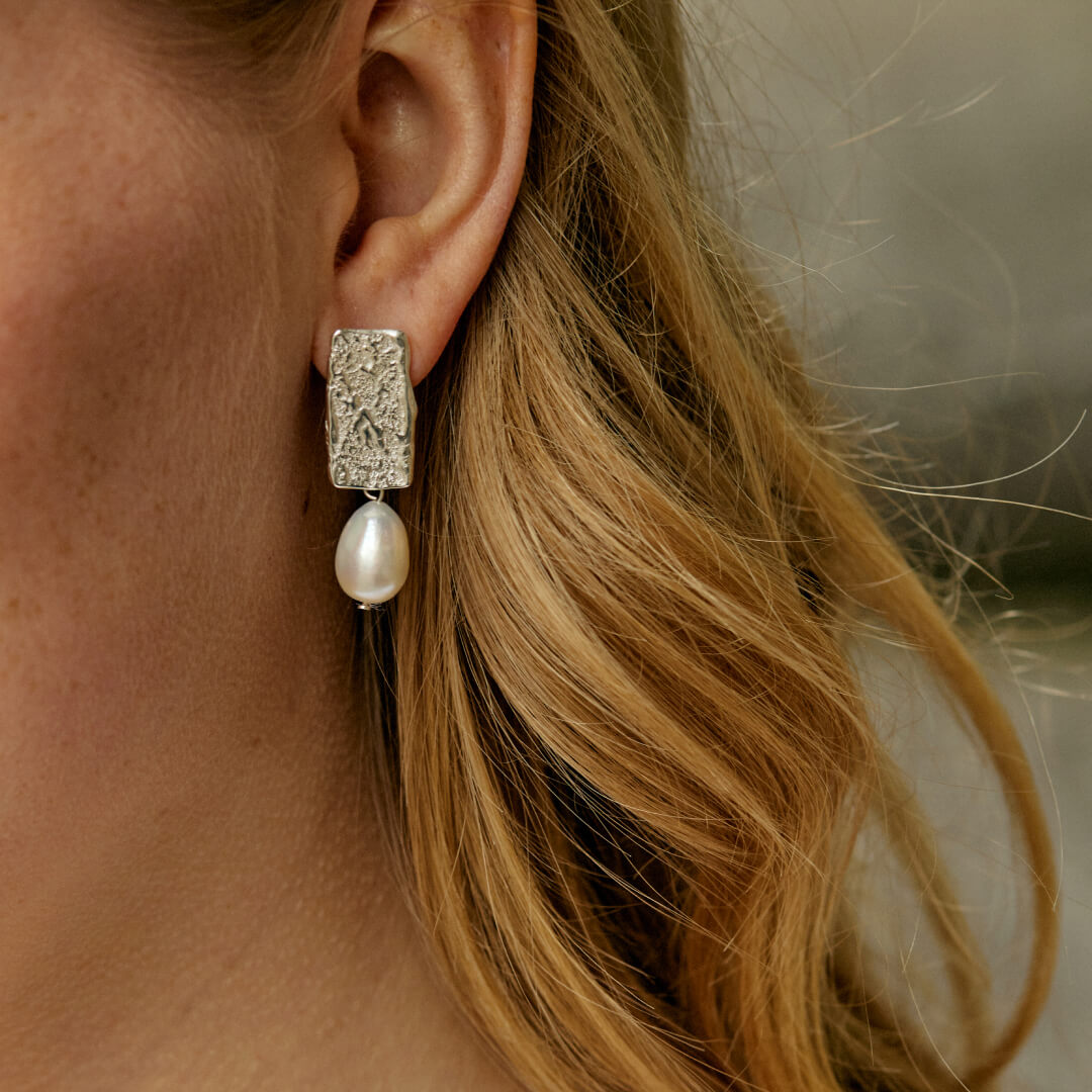 Boucle+oreille+nacre - Un grand marché