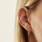 Earcuff Sia 01 Argent 925 plaqué or Sample Slow Jewelry