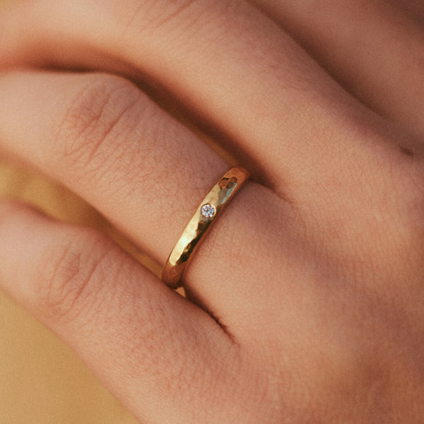Alliance Beso Or 18k recycle diamant lab-grown Sample Slow Jewelry