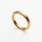 Alliance Confort martelée Or 18k recyclé Sample Slow Jewelry
