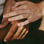 Alliance Confort martelée Or 18k recyclé Sample Slow Jewelry