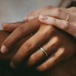 Alliance Classique martelée Or 18k recyclé Sample Slow Jewelry