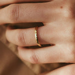 Alliance Classique martelée Or 18k recyclé Sample Slow Jewelry