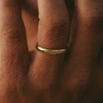 Alliance Dune empreinte Or 18k recyclé Sample Slow Jewelry