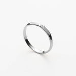 Alliance Dune empreinte Or 18k recyclé Sample Slow Jewelry