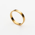 Alliance Ruban martelée Or 18k recyclé Sample Slow Jewelry