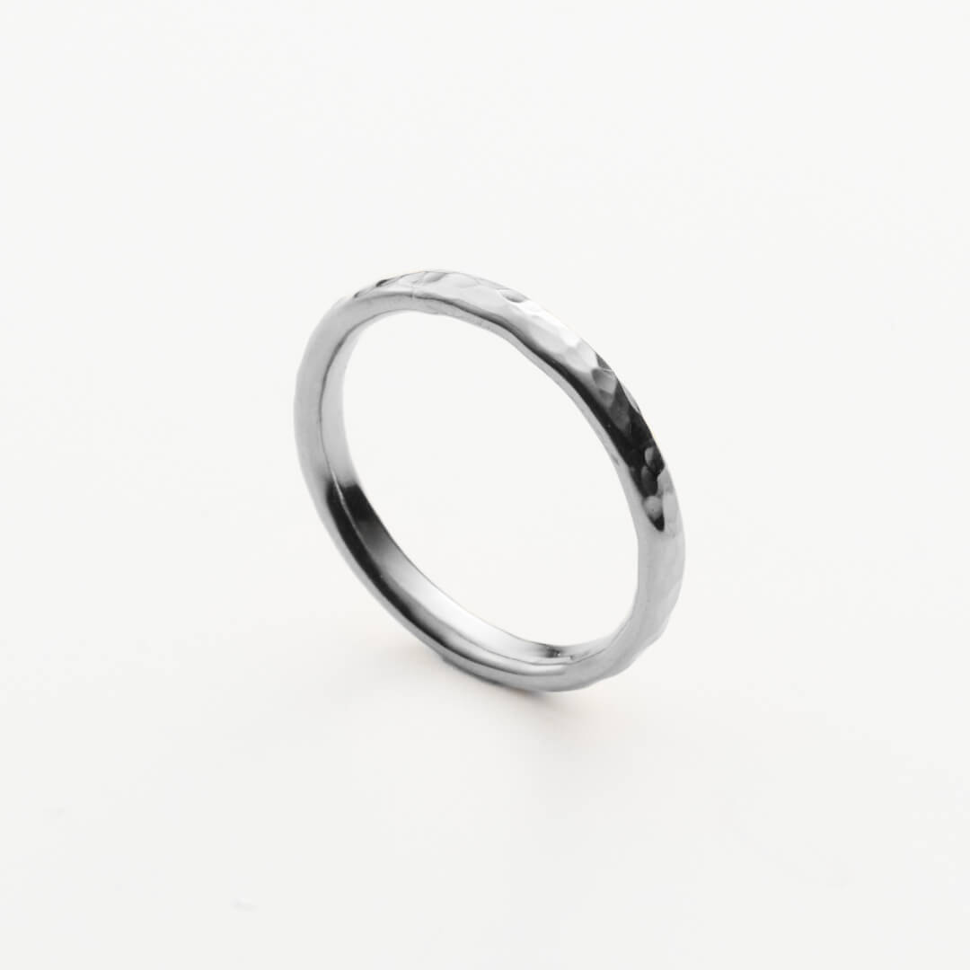 Alliance Confort martelée Or 18k recyclé Sample Slow Jewelry