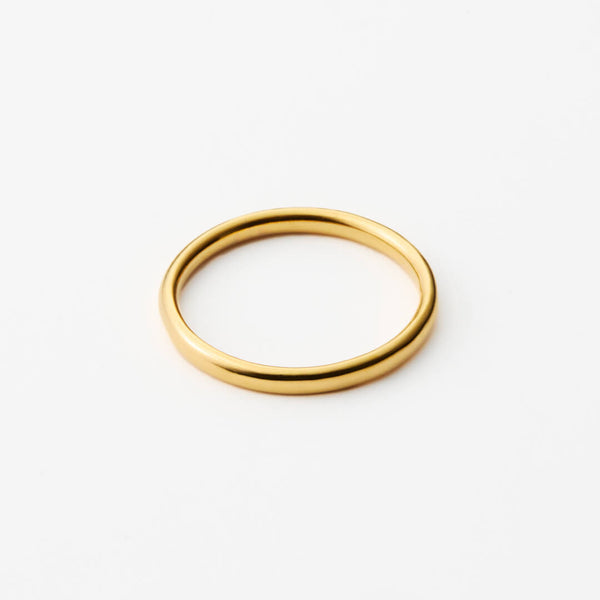 Alliance Confort lisse Or 18k recyclé Sample Slow Jewelry
