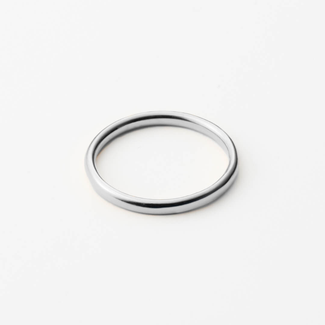 Alliance Confort lisse Or 18k recyclé Sample Slow Jewelry