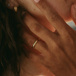 Alliance Confort lisse or 18k recyclé Sample Slow Jewelry