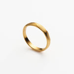 Alliance Dune empreinte Or 18k recyclé Sample Slow Jewelry