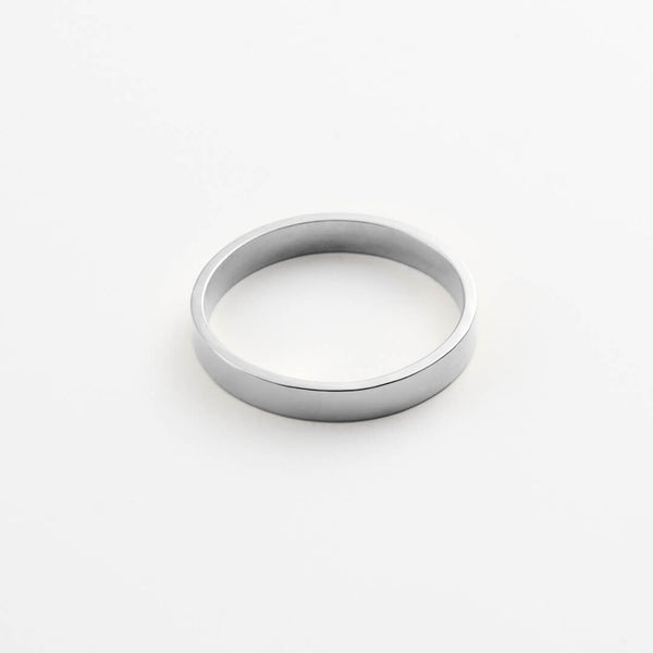 Alliance Ruban lisse Or 18k recyclé Sample Slow Jewelry