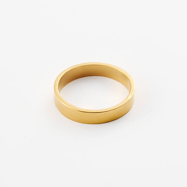 Alliance Ruban Or 18k recyclé Sample Slow Jewelry