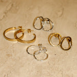 Atelier je fabrique mes boucles d'oreilles en argent 925 (plaqué or) Sample - Slow Jewelry