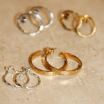 Atelier je fabrique mes boucles d'oreilles en argent 925 (plaqué or) Sample - Slow Jewelry