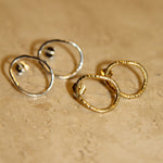 Atelier je fabrique mes boucles d'oreilles en argent 925 (plaqué or) Sample - Slow Jewelry