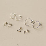 Atelier je fabrique mes boucles d'oreilles en argent 925 Sample Slow Jewelry