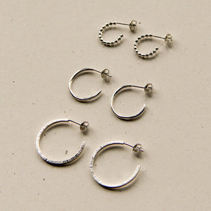 Atelier je fabrique mes boucles d'oreilles en argent 925 Sample Slow Jewelry