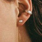 Boucles d'oreilles OLA 01 argent recyclé Sample Slow Jewelry