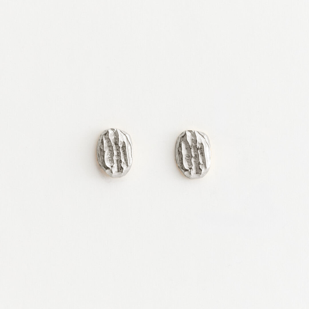 Boucles d'oreilles OLA 01 argent recyclé Sample Slow Jewelry