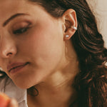 Boucles d'oreilles OLA 01 argent recyclé Sample Slow Jewelry