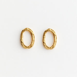 Boucles d'oreilles OLA 02 argent 925 plaqué or Sample Slow Jewelry