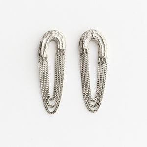 Boucles d'oreilles OLA 03 argent recyclé Sample Slow Jewelry