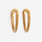 Boucles d'oreilles OLA 03 argent 925 plaqué or Sample Slow Jewelry