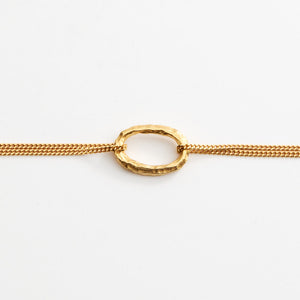 Bracelet Ola 01 Argent 925 plaqué or recyclé Sample Slow Jewelry