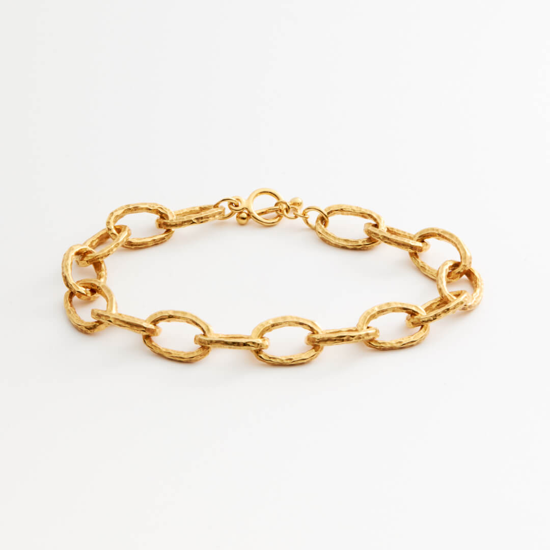 Bracelet Ola 02 Argent 925 plaqué or recyclé Sample Slow Jewelry