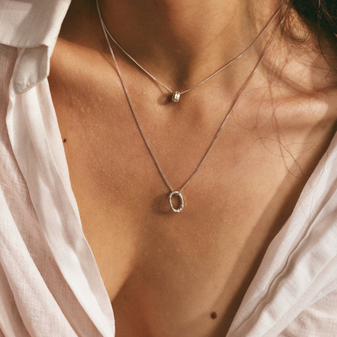 Collier OLA 02 argent recyclé Sample Slow Jewelry