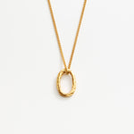 Collier OLA 02 argent 925 recyclé plaqué or Sample Slow Jewelry