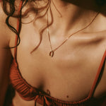 Collier OLA 02 argent 925 recyclé plaqué or Sample Slow Jewelry