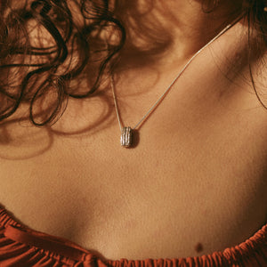 Collier OLA 03 argent recyclé Sample Slow Jewelry 