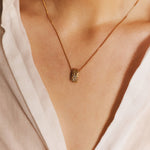 Collier OLA 03 argent recyclé plaqué or Sample Slow Jewelry