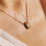 Collier OLA 03 argent recyclé plaqué or Sample Slow Jewelry