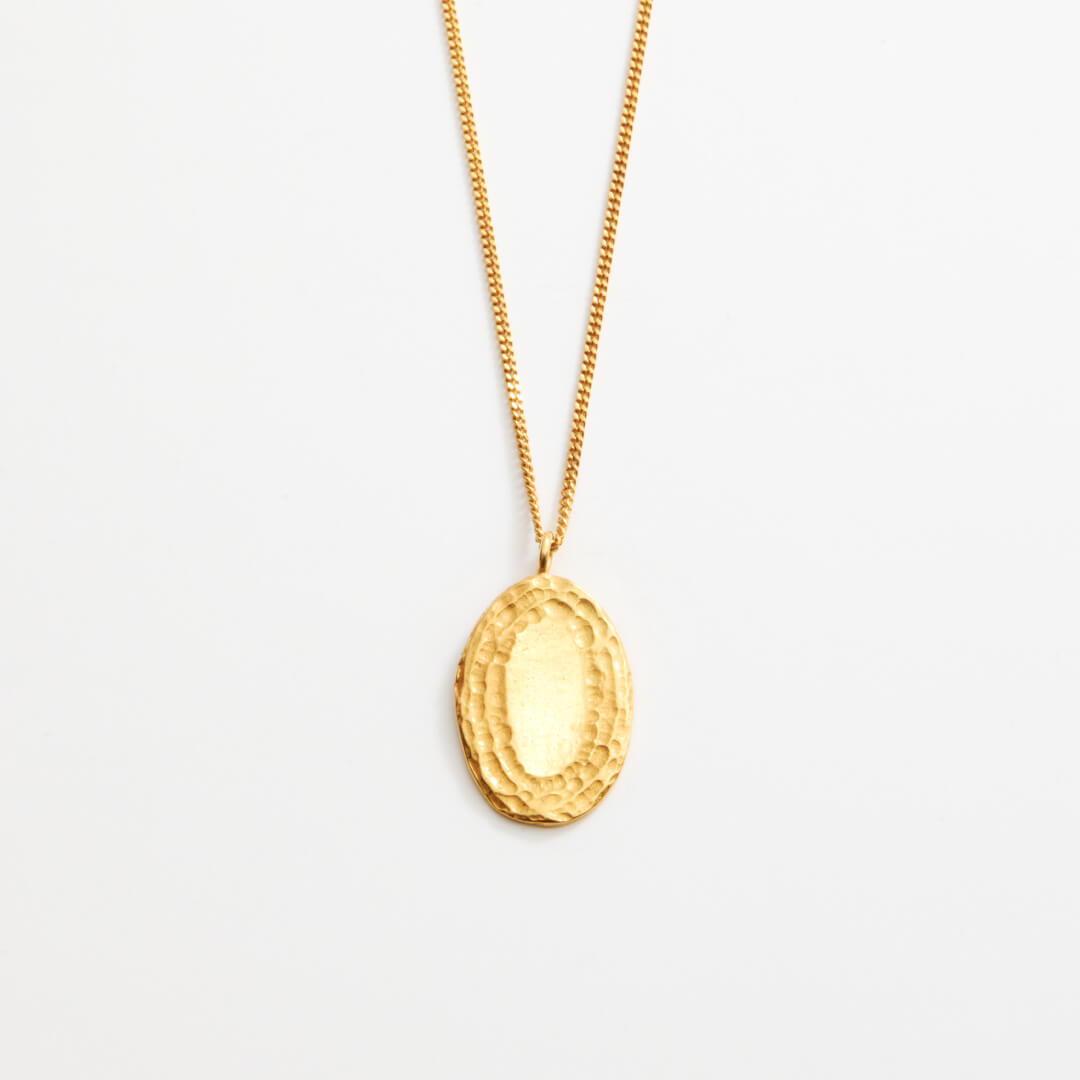 Collier OLA 04 argent recyclé plaqué or Sample Slow Jewelry