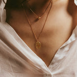 Collier OLA 04 argent recyclé plaqué or Sample Slow Jewelry