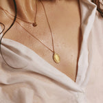 Collier OLA 04 argent recyclé plaqué or Sample Slow Jewelry