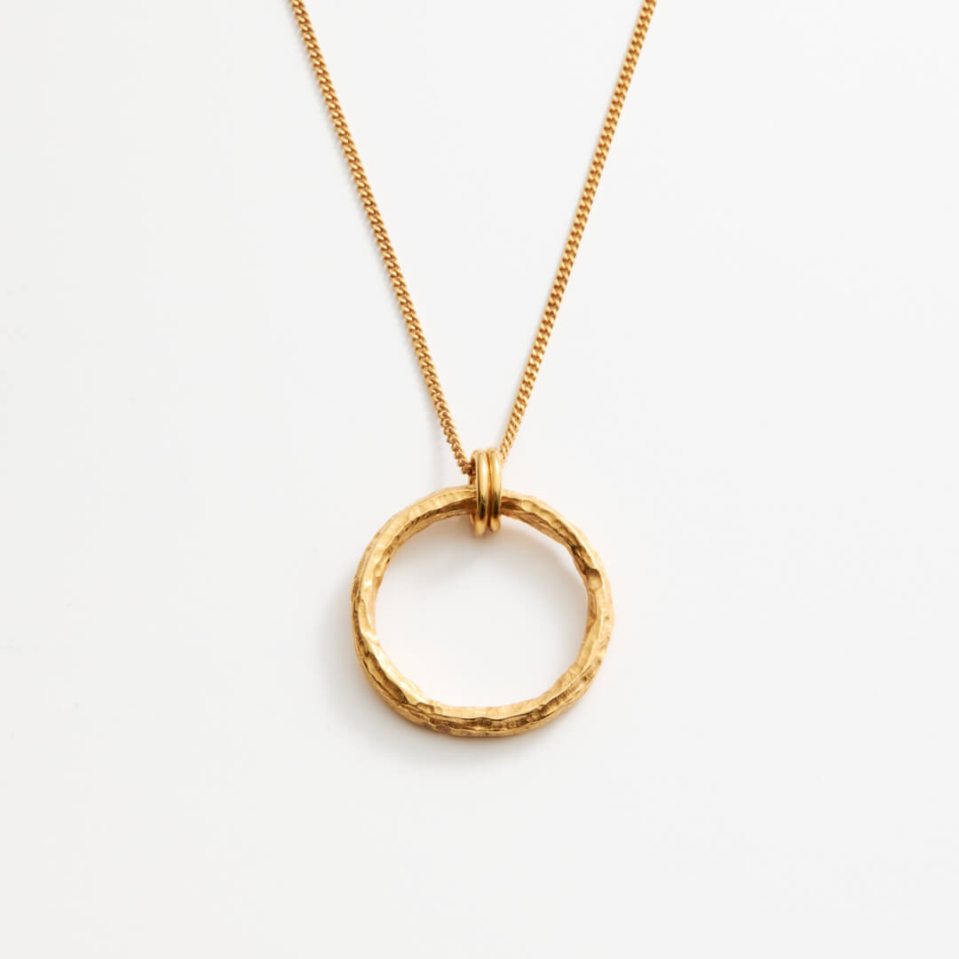 Collier OLA 05 argent 925 recyclé plaqué or Sample Slow Jewelry