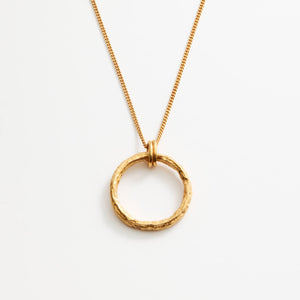 Collier OLA 05 argent 925 recyclé plaqué or Sample Slow Jewelry