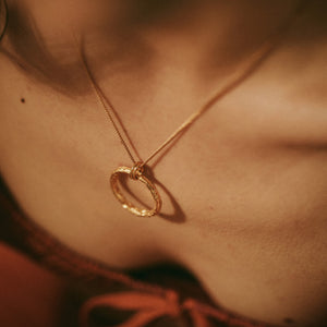 Collier OLA 05 argent 925 recyclé plaqué or Sample Slow Jewelry