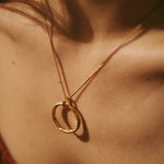 Collier OLA 05 argent 925 recyclé plaqué or Sample Slow Jewelry