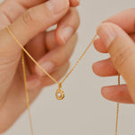 Collier HERA Argent 925 recyclé plaqué or Sample - Slow Jewelry