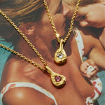 Collier HERA Argent 925 recyclé plaqué or Sample - Slow Jewelry