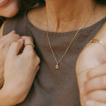 Collier HERA Argent 925 recyclé plaqué or Sample - Slow Jewelry