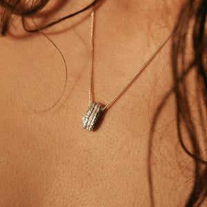 Collier OLA 03 argent recyclé Sample Slow Jewelry 