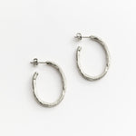 Créoles OLA 03 argent recyclé Sample Slow Jewelry